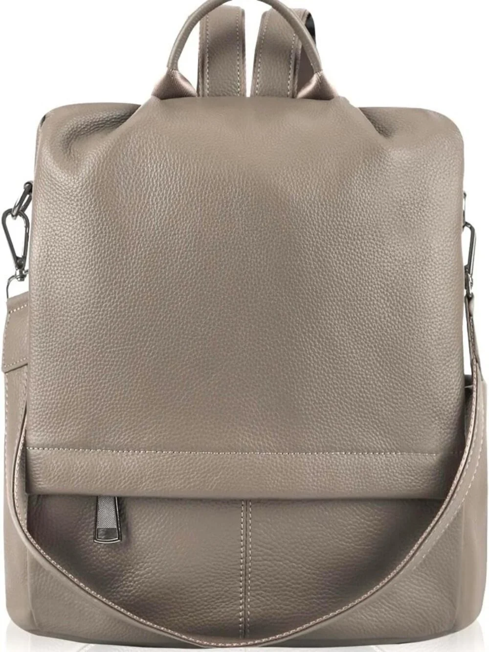 Stylish Antitheft Genuine Leather Backpack Purse for Women - Versatile & Durable